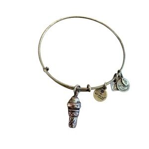 Alex and Ani Silver Ice Cream Charm Bracelet